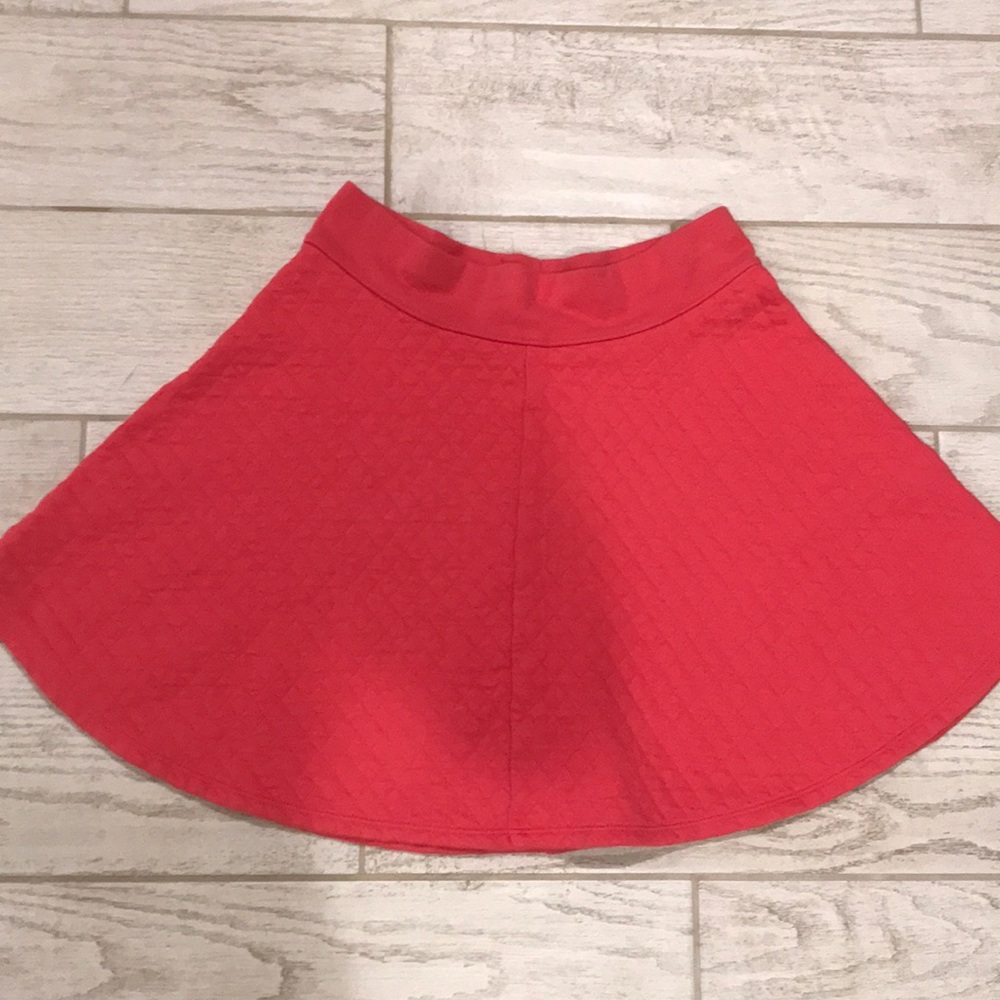 Girl pink skirt